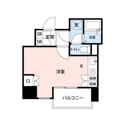 【🍡！秋の大感謝価格！🍡】【禁煙🚭】マイナビSTAY阿波座駅前　403の間取り図