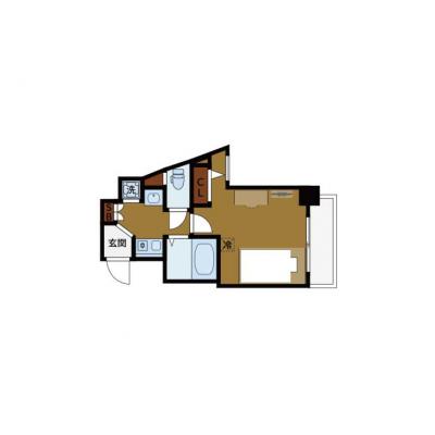 BraTTo中之島公園Ⅱ【短期から長期までOK！11月中に入居可能👍】の間取り図