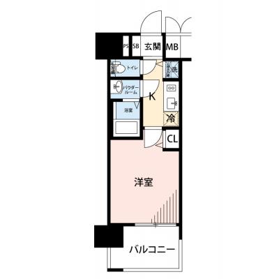 【🌷新生活応援キャンペーン🌷】【禁煙🚭/Wi-Fi無料🌐】マイナビSTAY京町堀ノース　204の間取り図
