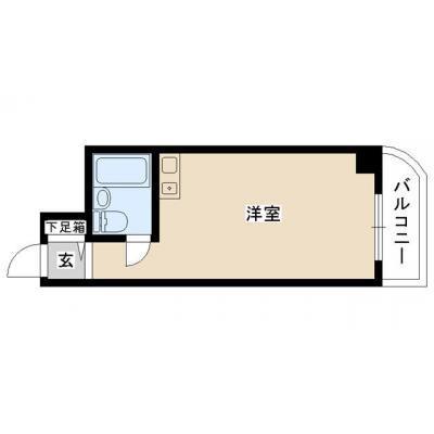 LM新大阪第５⑤【ＩＨコンロ・３２型ＴＶ・HDD内蔵ブルーレイ標準装備、マンション内1階にコインランドリーがあります。駅・スーパー・コンビニ・ドラッグストアまでスグです。】の間取り図