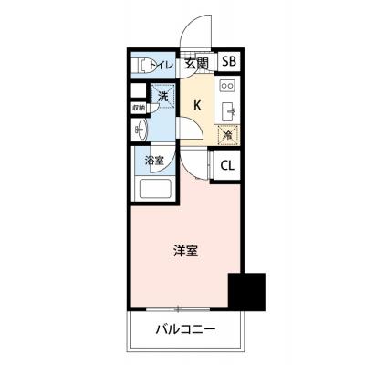 【🍡！秋の大感謝価格！🍡】【禁煙🚭/Wi-Fi無料🌐】マイナビSTAYプライム横濱元町タワー　1203の間取り図