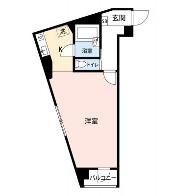 【🌸心機一転🌸春の引越し応援キャンペーン🏡🌷】【禁煙🚭】マイナビSTAYミライエ旗の台プレイス　203の間取り図