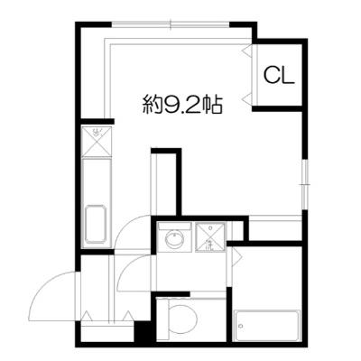 POROKARI麻生F/駐車場有/ネット無料/デザイナーズ！の間取り図