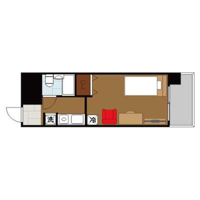 BraTTo新大阪第三【ビジネスマン向け💻】最寄駅5分圏内賃料1600円/日お得物件💰の間取り図
