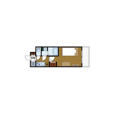 BraTTo新福島【ビジネスマン向け💻】防犯設備完備で住環境良好なお部屋👍の間取り図