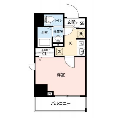 【🍡！秋の大感謝価格！🍡】【禁煙🚭/Wi-Fi無料🌐】マイナビSTAYグレイス西横浜　602の間取り図