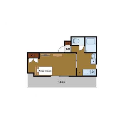 BraTTo西九条駅前【仮住まいの方🔍】インターネット無料の最寄り駅2分圏内の駅近物件👍の間取り図