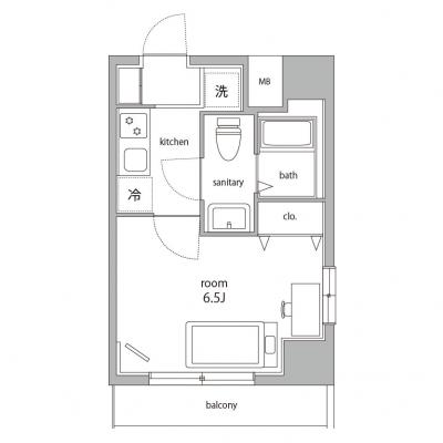 RマンスリーNo.18　 新子安【横浜・川崎へ２駅！/JR線・京急線利用可】の間取り図