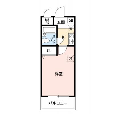 【🍧夏のクールダウン価格！🍧】【禁煙🚭】マイナビSTAYパレス宮崎台サウス　312の間取り図