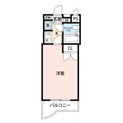【🍧夏のクールダウン価格！🍧】【禁煙🚭】マイナビSTAYミライエ高田馬場リバーサイド　202の間取り図