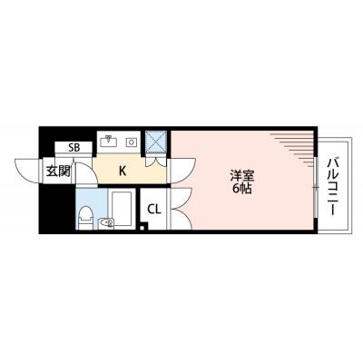 ◆パシオン尼崎駅前７＜Wi-Fiレンタルあり(有料)＞【提携駐車場あり！尼崎駅徒歩４分！】の間取り図
