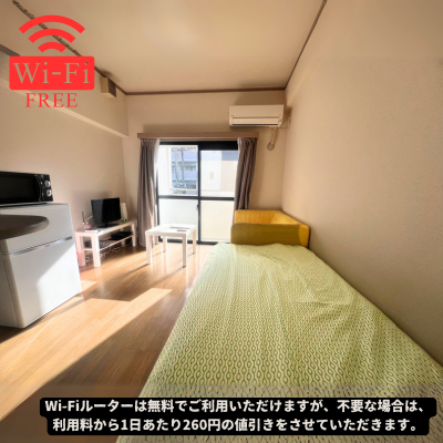 🛜【Wi-Fi無料】〛🛜🌈🚊博多駅・天神⇔Ｗアクセス🌈　◤バス・トイレ別・大型クローゼット◢　モントーレ天神＠D　🪷福岡大丸・キャナルシティ博多・ＪＲ博多シティ🪷　の間取り図