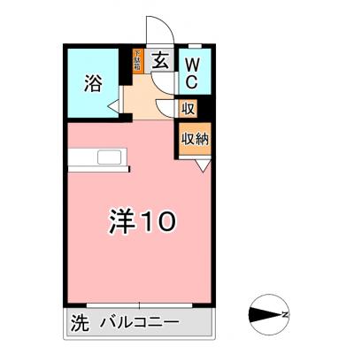 ★★インフィニット（※禁煙）★★【さくらマンスリー】総社市にもアクセス抜群♪の間取り図