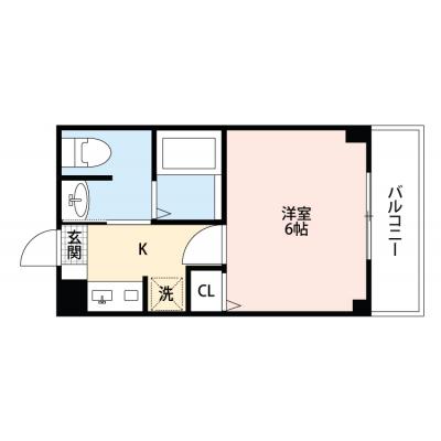 ◆パシオン尼崎杭瀬２＜Wi-Fiレンタルあり(有料)＞【提携駐車場あり！セパレート！洗浄便座付】の間取り図