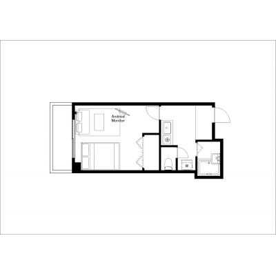 八幡屋公園すぐ/京セラドーム/ユニバーサルスタジオ/コレクション夕凪503の間取り図
