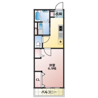 N’ｓ　LAND　II　～女性も安心なオートロック完備！都心へのアクセス良好な西船エリア☆～の間取り図