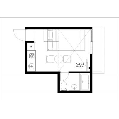 池袋駅近く！アクセス抜群/家具家電・Wi-Fi完備/グリーン・ヒル101の間取り図