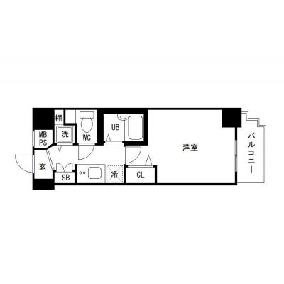 OneLife戸越銀座1st【▼五反田JPビルディングまで好アクセス】の間取り図