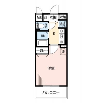 【🍧夏のクールダウン価格！🍧】【禁煙🚭】マイナビSTAY PS神戸三宮　803の間取り図