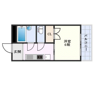 グッドステイ佐賀駅南アクセス◎【ベーシック・設備充実】の間取り図