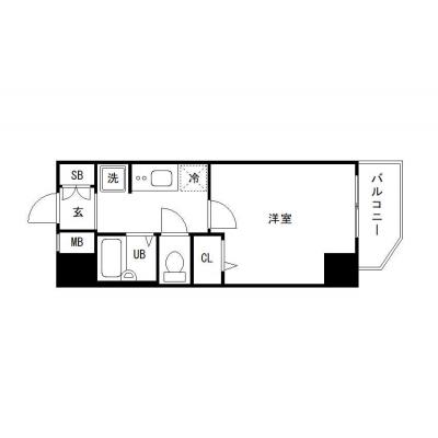 OneLife住吉メイン4thの間取り図