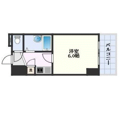 マンスリーリブマックス高知駅西セブンシーズ△【設備充実】≪スタンダードシリーズ≫の間取り図