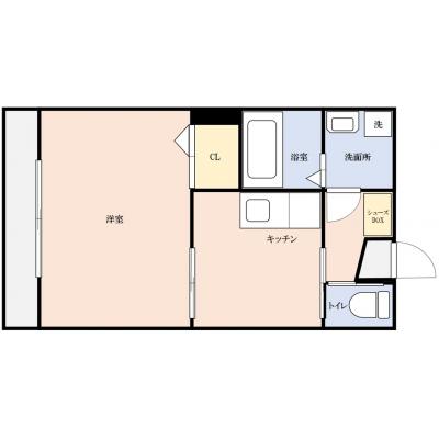 マコットいわき磐城高校前305【無料駐車場あり】の間取り図