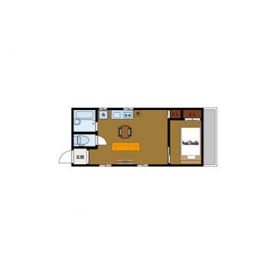 BraTTo堺クレド東【女性向け🥰】防犯設備完備で住環境良好なお部屋👍の間取り図