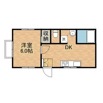 山本コーホーハイツ　（1DK）の間取り図