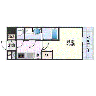 グッドステイ新大阪西プランドール■【ハイクラス・設備充実】の間取り図