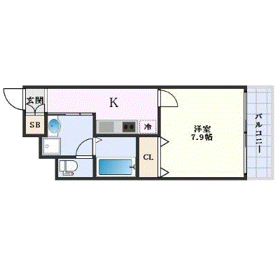 グッドステイ十三駅東アンプルール△【ベーシック・設備充実】の間取り図