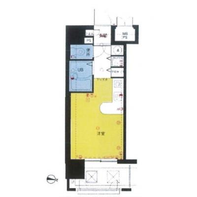 モントーレ天神　Bの間取り図