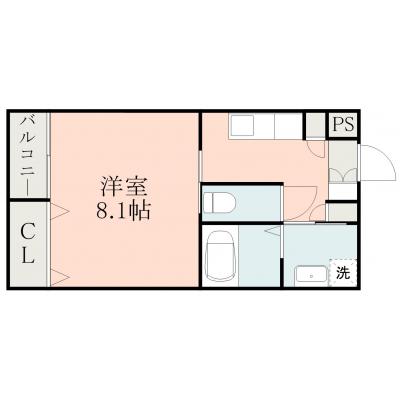 マンスリー光の森3の間取り図