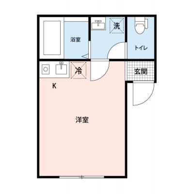 【🎍年末年始大感謝祭🎍】【禁煙🚭/Wi-Fi無料🌐】マイナビSTAYロイヤルグランデ浅草橋　402の間取り図