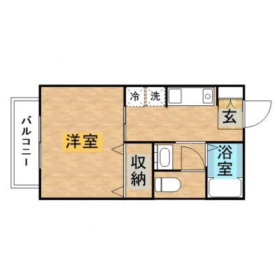 コーポaiの間取り図