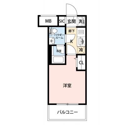 【🎉初期費用オフ｜お得なキャンペーン】【禁煙🚭/Wi-Fi無料🌐】マイナビSTAY鶴見市場　306の間取り図