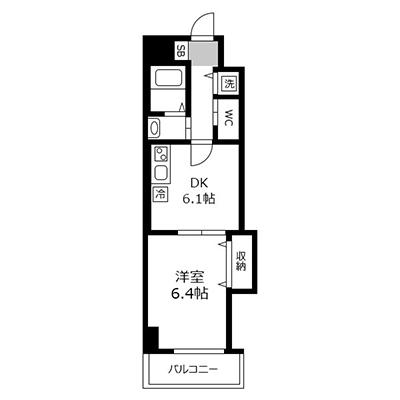 【おためしSALE】アットイン香川高松SM2-2　 『公式サイト限定キャンペーン実施中！室内画像も豊富で、お見積り／web予約も可能です！「アットイン公式」で検索！🔍』の間取り図