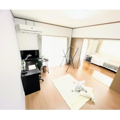 コスパだけじゃない“快適さ重視”マンスリータウン【高崎問屋町駅徒歩１０分♪】【２名利用可能☆】【ベッドはセミダブル】【Wi-Fi無料】　ＭＴ貝沢町Ａ101の間取り図