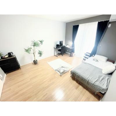 コスパだけじゃない“快適さ重視”マンスリータウン【地元民が選ぶ人気パスタ屋近く】【スーパーまで徒歩５分】筑縄町B 1-Eの間取り図