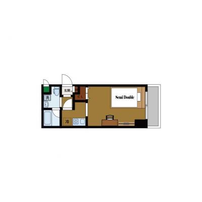 BraTTo南久宝寺スカイ【短期から長期までOK！11月中に入居可能👍】の間取り図