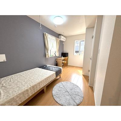 🔷🔹🔸🔶⭐2023年築⭐1Kタイプ⭐宅配BOX⭐1階角部屋⭐浴室乾燥機⭐【禁煙&Wi-Fi無料】⭐🔶🔸🔹🔷「K5」の間取り図