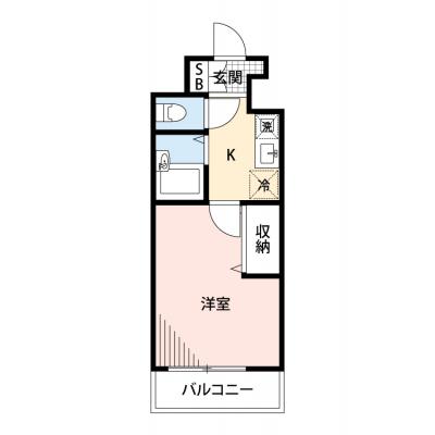 【🍡！秋の大感謝価格！🍡】【禁煙🚭/Wi-Fi無料🌐】マイナビSTAYセレニティヒルズ恵比寿　802の間取り図