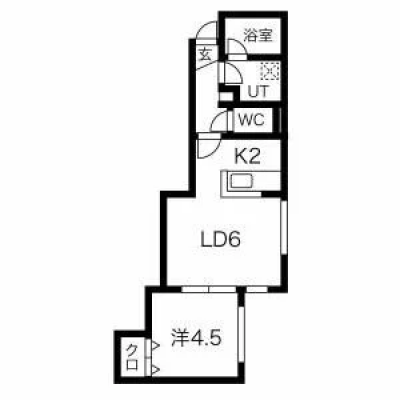 札幌IC・丘珠空港アクセス◎スマートステイさっぽろ北32条東の間取り図