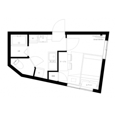 最寄り駅まで徒歩5分 / 3路線3駅徒歩圏内! / グレイスアースレジデンス北千住 303の間取り図