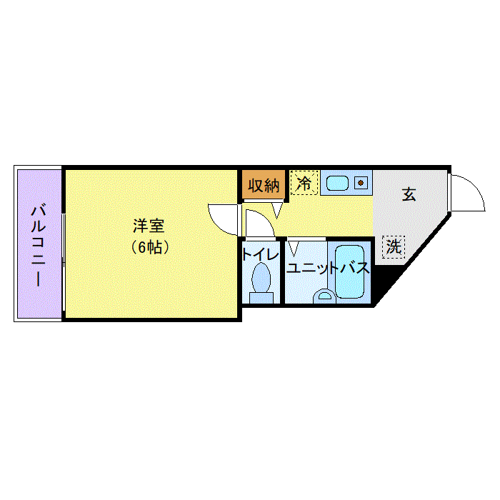 マンスリーリブマックス中央林間駅前EAST●『禁煙ルーム・1名入居限定・1K・駅4分』【2点UB・浴室乾燥付】≪エクセレントシリーズ≫の間取り図