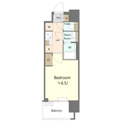 🌲🌲 弊社掲載全ての物件、ご契約全期間の賃料 “60％割引” を絶賛継続中🌳🌳　【初めての大阪でも使いやすい環境＆設備】　クリスタルグランツ BAYフロンティア　［No.5587060］の間取り図