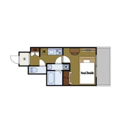 BraTTo代々木ルリオン【女性向け🥰】防犯設備完備で住環境良好なお部屋👍の間取り図