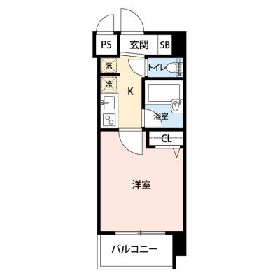 【✨🌅❄年末年始大感謝祭❄🌅✨】【禁煙🚭/Wi-Fi無料🌐】マイナビSTAYミライエ平和島　502の間取り図