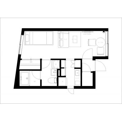2025年築！/お洒落なお部屋/江戸川橋駅から徒歩3分/交通アクセス◎/VALUE MAISON kagurazaka 502の間取り図