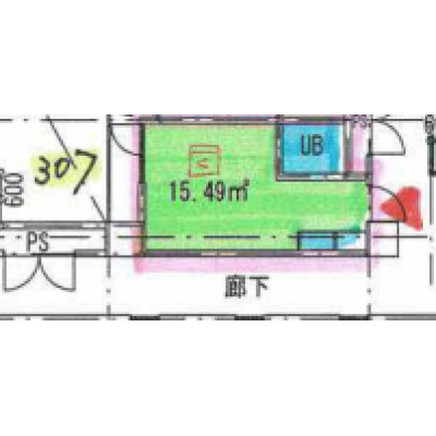 【札幌駅至近】観光や出張でのご利用に是非！Dマンスリー札幌HSS（618号室）の間取り図